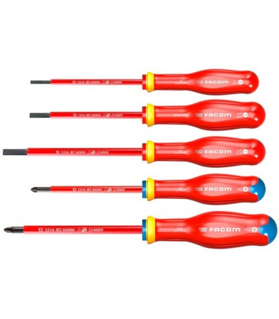 Juegos de destornilladores PROTWIST® aislados 1.000 Voltios - FACOM ATP.J5VE