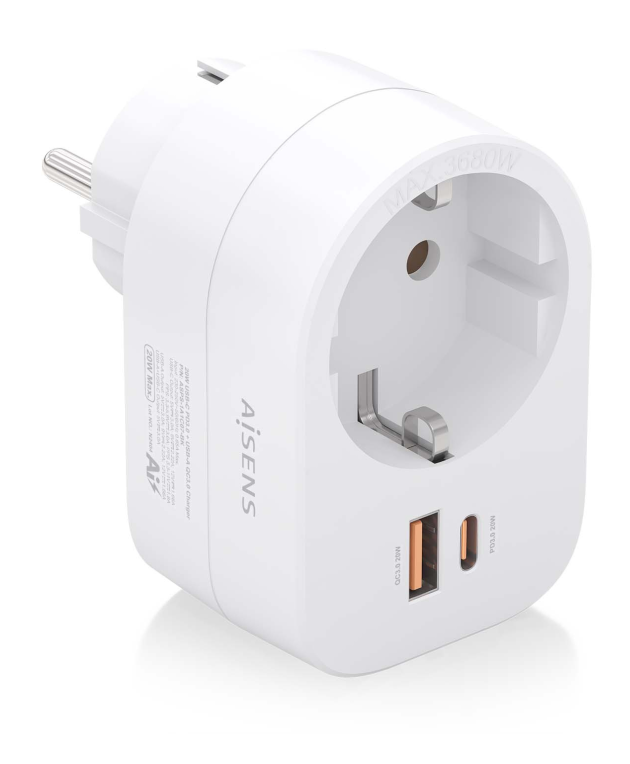 u85jeyJ-regleta-pared-aisens-1-toma-usb-c-20w-pd3-0-usb-a-20w-qc3-0-blanco.png